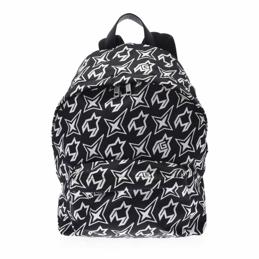 GIVENCHY Backpack Black White Canvas Daypack - image 1